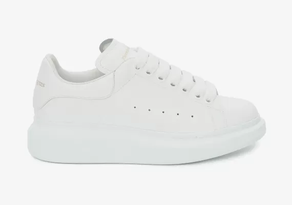 Women's Alexander McQueen White Oversized Sneakers On Sale Now!