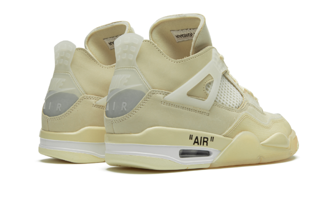 Women's Air Jordan 4 SP Off-White - Sail, Just Released