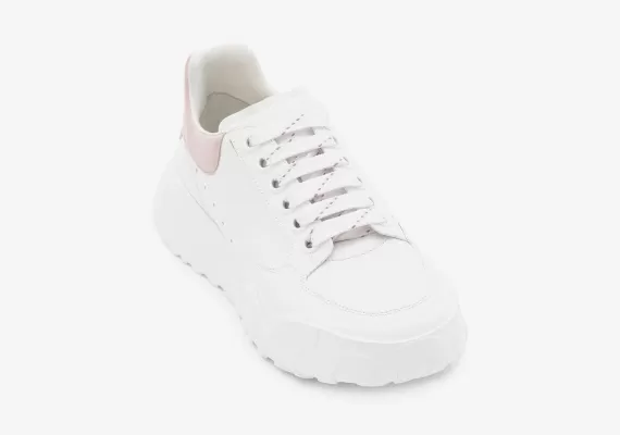 Get the original, new Alexander McQueen Court Trainer Patchouli for women.