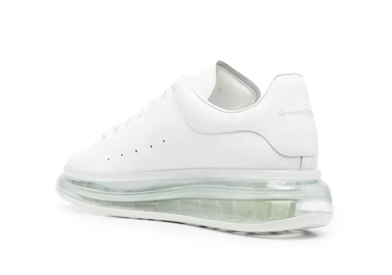 Original: Get the Authentic Alexander McQueen Transparent Oversized Sole White for Women!