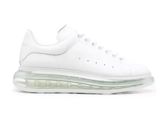 Alexander McQueen Transparent Oversized Sole White