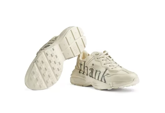 Get the Gucci Rhyton Think / Thank Print Sneaker for Women - Outlet Bargains Now