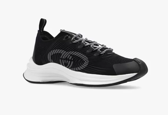 Gucci Run Lace-up sneakers Black/white