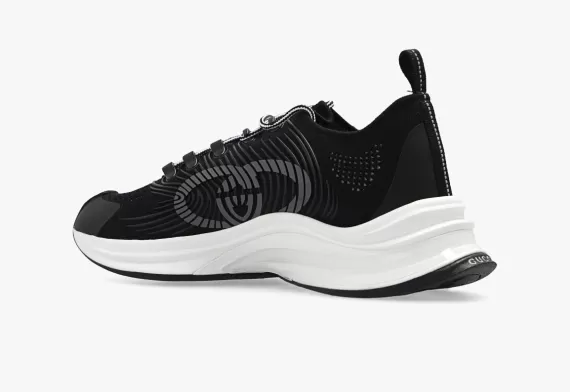 Gucci Run Lace-up sneakers Black/white