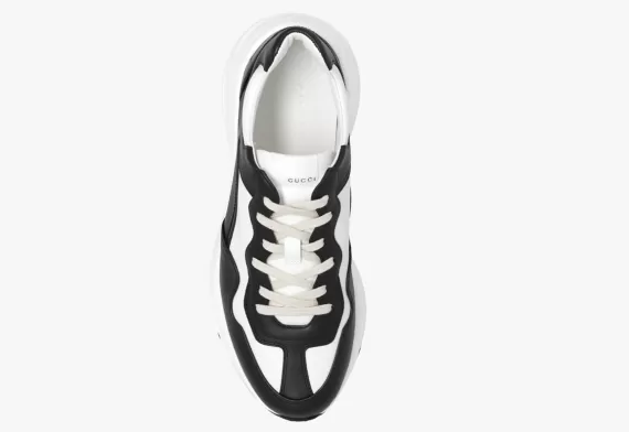 The Perfect Women's Pair, Gucci Rhyton Sneakers Black/White