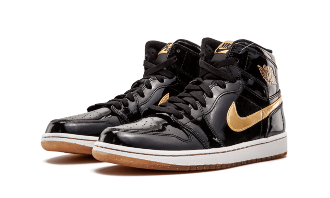 Air-Jordan 1 Retro High OG - Black/Metallic Gold