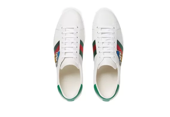 New Men's Gucci x Disney Donald Duck Ace Sneakers