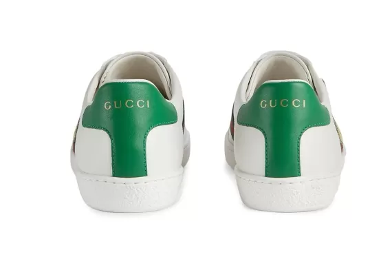 Limited Time Offer - Save on Women's Gucci x Bananya Ace Sneakers in White/Green/Red - Available at Original Outlet