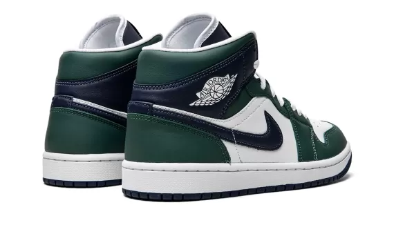 Women's Luxury Shoes - WMNS Air Jordan 1 Mid SE - Noble Green