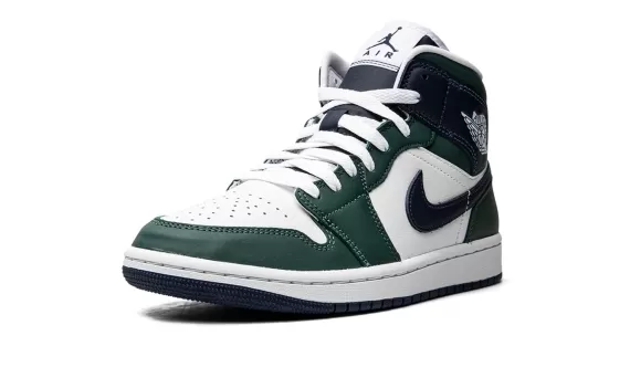 Fresh Look! WMNS Air Jordan 1 Mid SE - Noble Green