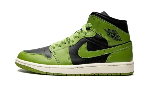 WMNS Air Jordan 1 Mid - Altitude Green: Buy Original New Women's Shoes