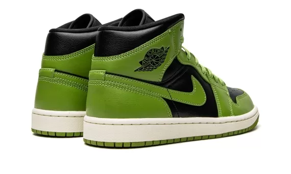 Shop New WMNS Air Jordan 1 Mid - Altitude Green for Women