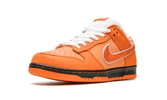 Get the Newest Men's Nike SB Dunk Low Concepts in Orange Lobster from Original Outlet