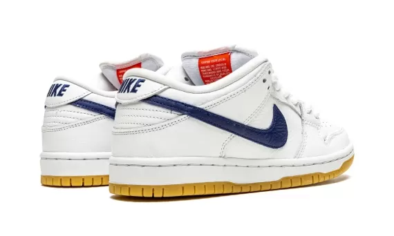 Get the Latest Nike SB Dunk Low Pro ISO Orange Label White/Navy for Men - Fresh and Brand Original