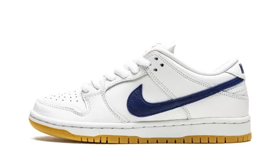 Buy Nike SB Dunk Low Pro ISO Orange Label White/Navy for Men - Original and New