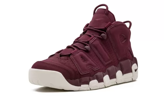 Savings on Nike Air More Uptempo 96 QS Night Maroon/Night Maroon-Sail Women's Shoes.