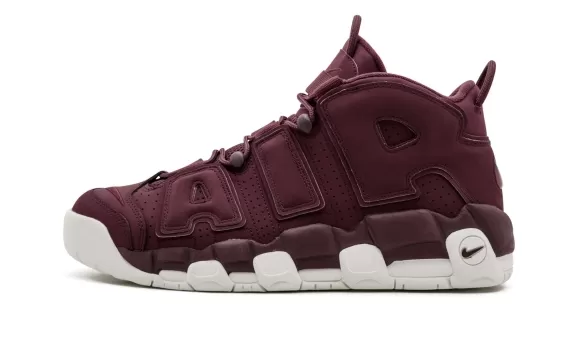 Buy the Nike Air More Uptempo 96 QS Night Maroon/Night Maroon-Sail for Men at Outlet Prices.