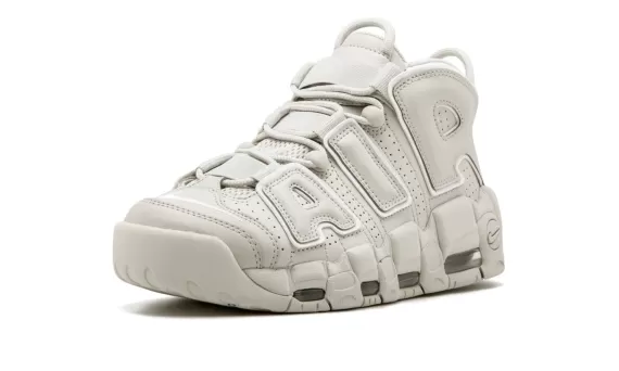 Get the New Women's Nike Air More Uptempo '96 Light Bone/White-Light Bone