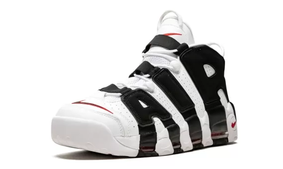 Get a Great Deal on Nike Air More Uptempo Bulls White/Black-University Red - Sale for Men