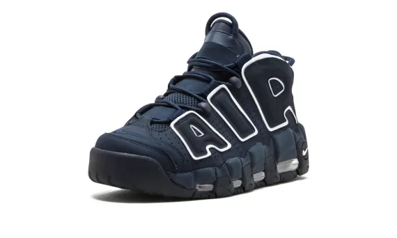 Get the Original Women's Nike Air More Uptempo 96 - Obsidian/Obsidian-White Now!