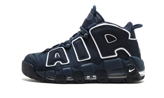 Women's Nike Air More Uptempo 96 - Obsidian/Obsidian-White on Sale!