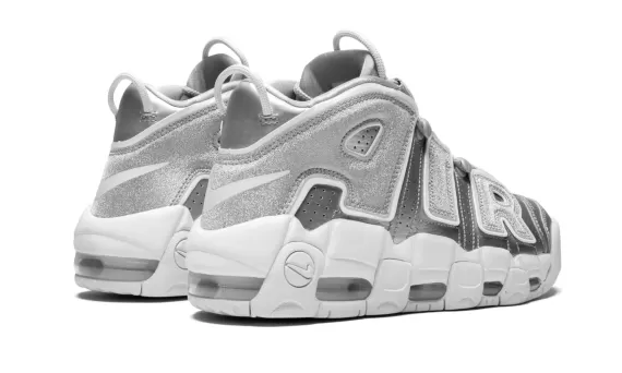Get the latest Nike Air More Uptempo - Silver women's at Outlet