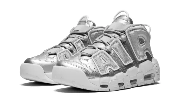 Express your style with Nike Air More Uptempo - Silver women's at Outlet