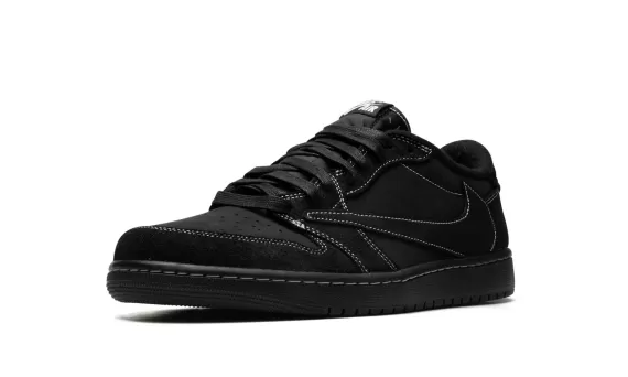 Get the Look - Air Jordan 1 Low OG TS - Travis Scott - Black Phantom - Women's Shoes