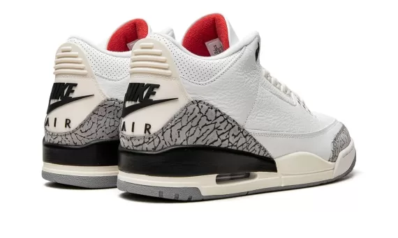 Air Jordan 3: Get The White Cement Reimagined for Men!