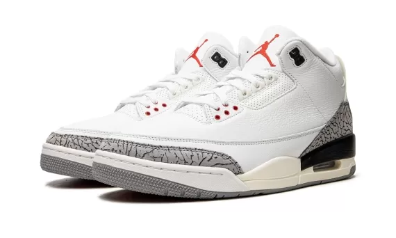 Women's Original - Enjoy the Authentic Style of the Air Jordan 3 White Cement Reimagined!