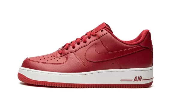 Look cool in Nike Air Force 1 Low '07 Varsity Red for Women