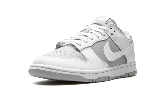 Original Nike Dunk Low - White / Grey Women's Sneaker Ready for You!