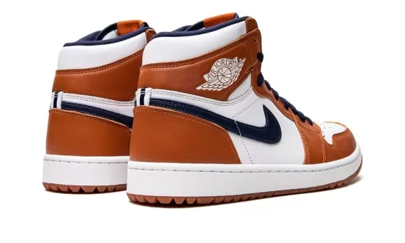 Steal the Original and New Air Jordan 1 Golf High Eastside Golf - Burnt Sunrise for Men - On Sale Now!