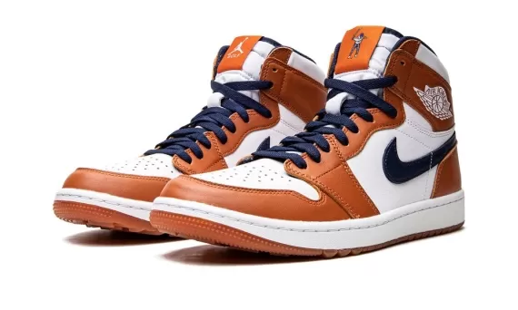 Sale On Now - Get Your Original and Brand New Air Jordan 1 Golf High Eastside - Burnt Sunrise