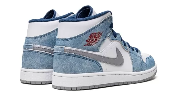 Women's Air Jordan 1 Mid SE - French Blue - Original Release