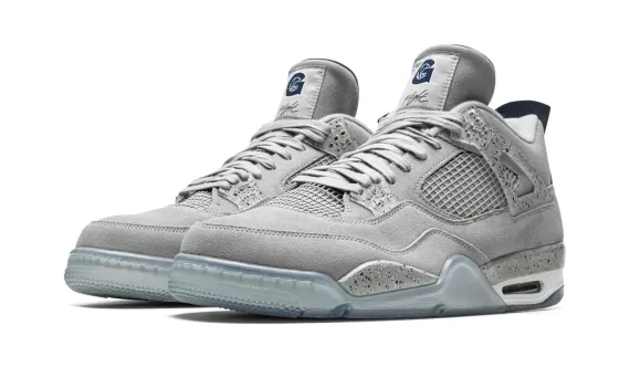 Discount Women's Air Jordan 4 - Georgetown PE