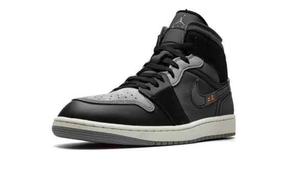 Get the Coolest and Most Authentic Air Jordan 1 Mid SE CRAFT Inside Out - Black for Men at Special Prices Now!