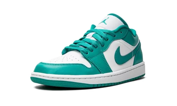 Women's Stylish New Air Jordan 1 Low - New Emerald