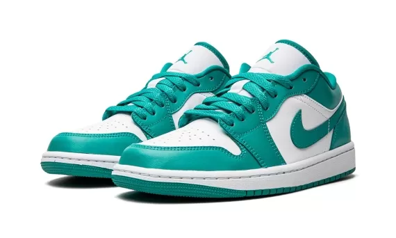 Women's Brand New Air Jordan 1 Low - New Emerald