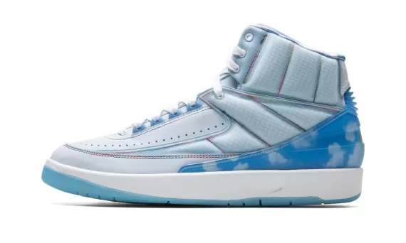 Buy Men's Air Jordan 2 - J Balvin Light Blue/White at Outlet New