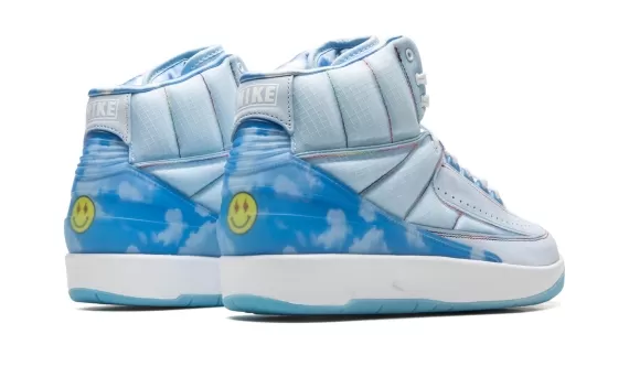 Outlet: Buy Men's Air Jordan 2 - J Balvin Light Blue/White Today