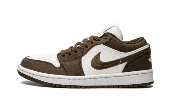 Women's Air Jordan 1 Low Light Olive - Outlet Sale!