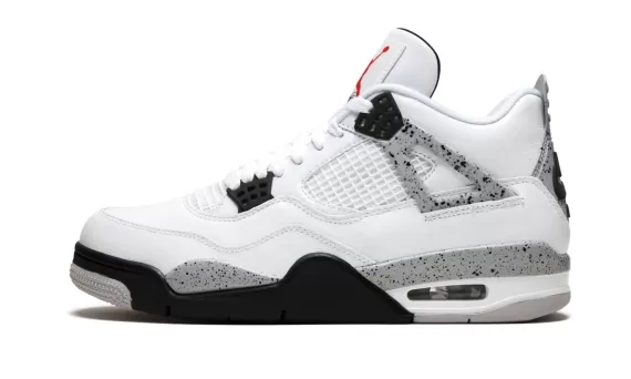 Buy the new Air Jordan 4 Retro OG - White Cement for men.