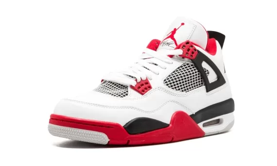 Be the first to get the Air Jordan 4 Retro Fire Red for men