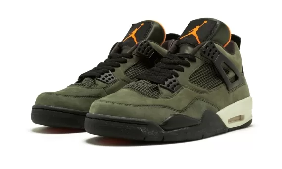 Women's New Air Jordan 4 Retro - Undefeated