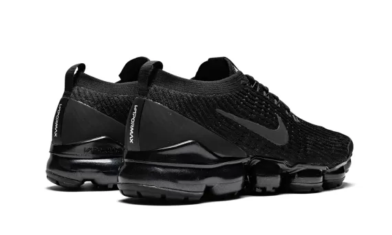 Outlet Men's Nike Air Vapormax Flyknit 3 - Triple Black Sale Discounted Now!