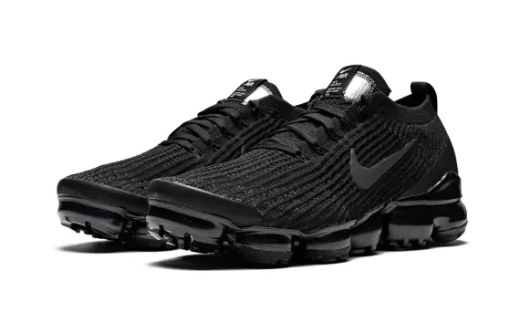 Shop Men's Nike Air Vapormax Flyknit 3 - Triple Black Outlet now!