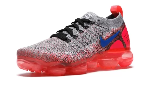 Women's Nike Airmax Vapormax Fluknit - White/Ultramarine-Hot Punch - Don't Miss the Sale.