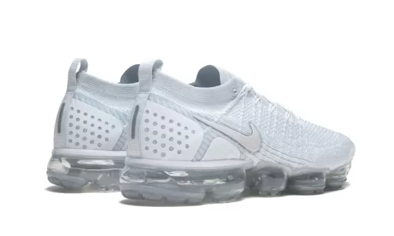 White with White-Vast Grey Nike Air Vapormax Flyknit 2 - Buy the original here!