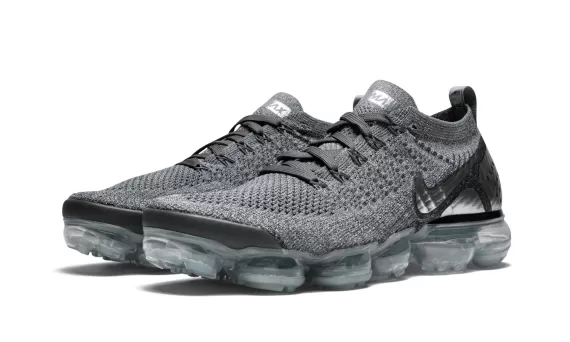 Women's Nike Air Vapormax Flyknit 2 - Dark Grey/Chrome-Dark Grey For Sale